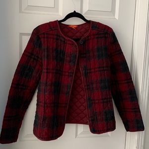 Joe Fresh quilted plaid jacket